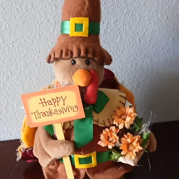 Thanksgiving Turkey Plush Decor - Picture 3 of 3